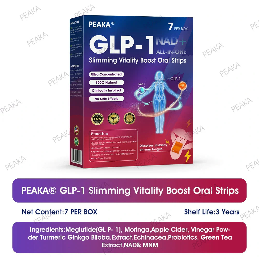 𝑂𝑓𝑓𝑖𝑐𝑖𝑎𝑙 𝑆𝑡𝑜𝑟𝑒 | PEAKA® GLP‑1 Slimming Vitality Boost Oral Strips 👩‍⚕️🥇(Just once a week, visible changes in 7 days ✅ For obesity, cardiovascular health, diabetes, sleep apnea, joint issues, and more)
