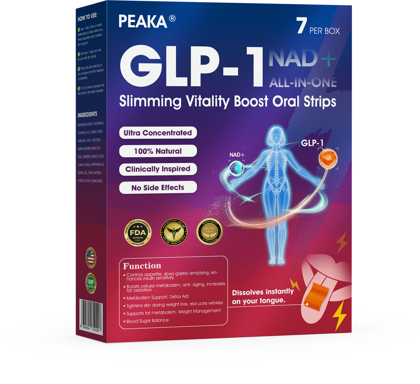 𝑂𝑓𝑓𝑖𝑐𝑖𝑎𝑙 𝑆𝑡𝑜𝑟𝑒 | PEAKA® GLP‑1 Slimming Vitality Boost Oral Strips 👩‍⚕️🥇(Just once a week, visible changes in 7 days ✅ For obesity, cardiovascular health, diabetes, sleep apnea, joint issues, and more)