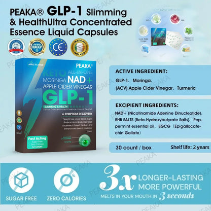 [🇮🇪𝐎𝐟𝐟𝐢𝐜𝐢𝐚𝐥 𝐀𝐮𝐭𝐡𝐨𝐫𝐢𝐳𝐞𝐝 𝐒𝐭𝐨𝐫𝐞] 𝐏𝐄𝐀𝐊𝐀® 𝐆𝐋𝐏-𝟏 𝐒𝐥𝐢𝐦𝐦𝐢𝐧𝐠 & 𝐇𝐞𝐚𝐥𝐭𝐡 𝐔𝐥𝐭𝐫𝐚 𝐂𝐨𝐧𝐜𝐞𝐧𝐭𝐫𝐚𝐭𝐞𝐝 𝐄𝐬𝐬𝐞𝐧𝐜𝐞 𝐋𝐢𝐪𝐮𝐢𝐝 𝐏𝐞𝐚𝐫𝐥𝐬 - 𝐍𝐀𝐃+ 𝐌𝐨𝐫𝐢𝐧𝐠𝐚 & 𝐀𝐂𝐕 (✅𝐬𝐩𝐞𝐞𝐝𝐲, 𝐥𝐨𝐧𝐠-𝐥𝐚𝐬𝐭𝐢𝐧𝐠, 𝐚𝐝𝐝𝐫𝐞𝐬𝐬𝐢𝐧𝐠 𝐝𝐢𝐚𝐛𝐞𝐭𝐞𝐬, 𝐨𝐛𝐞𝐬𝐢𝐭𝐲, 𝐚𝐧𝐝 𝐜𝐚𝐫𝐝𝐢𝐨𝐯𝐚𝐬𝐜𝐮𝐥𝐚𝐫 𝐝𝐢𝐬𝐞𝐚𝐬𝐞𝐬)